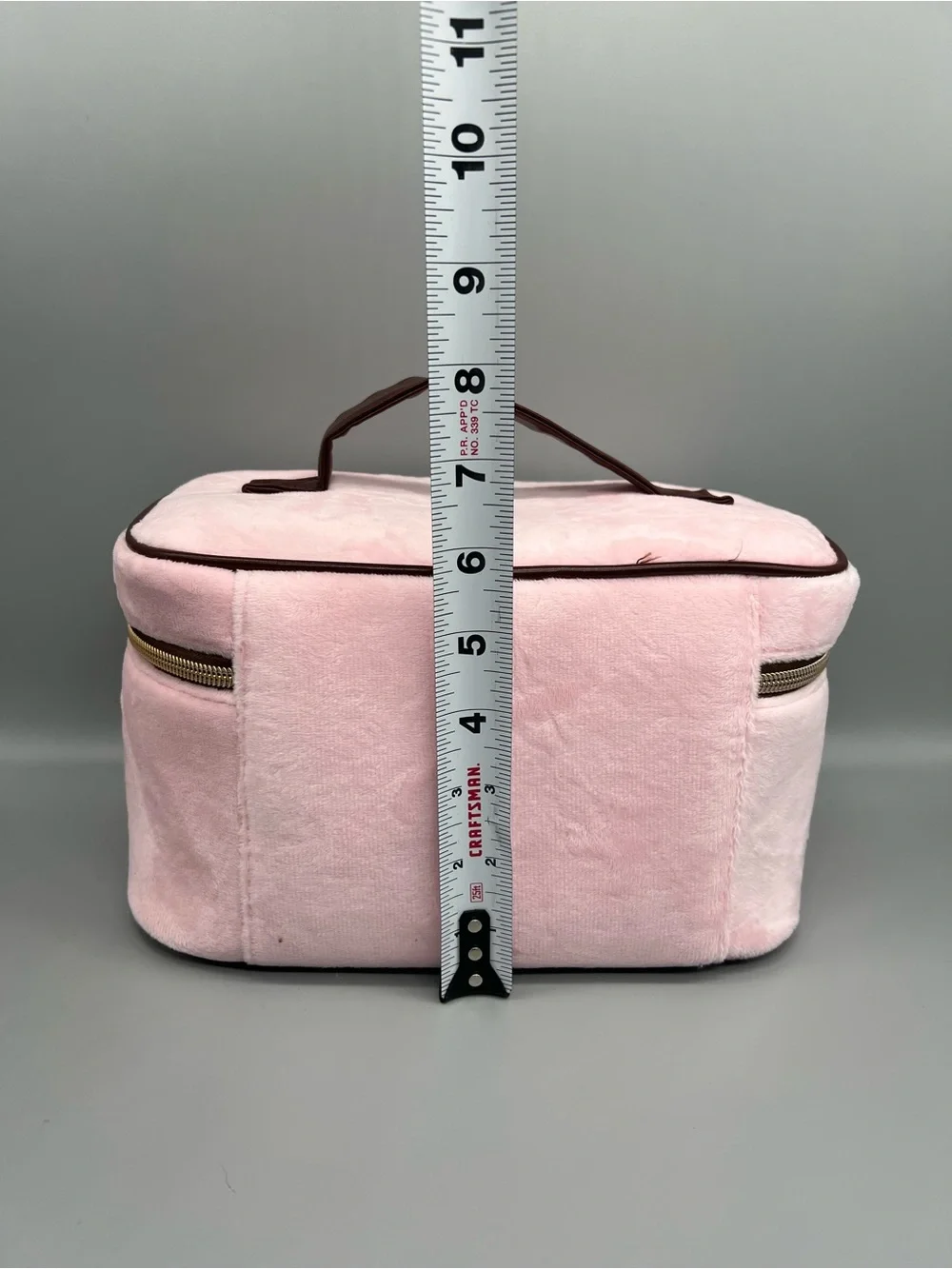 Juicy couture pink velour cosmetics bag